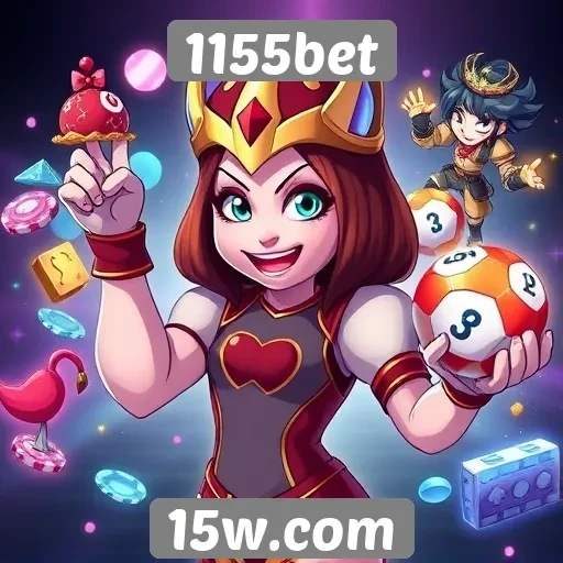 Diversidade de jogos disponíveis na 1155bet