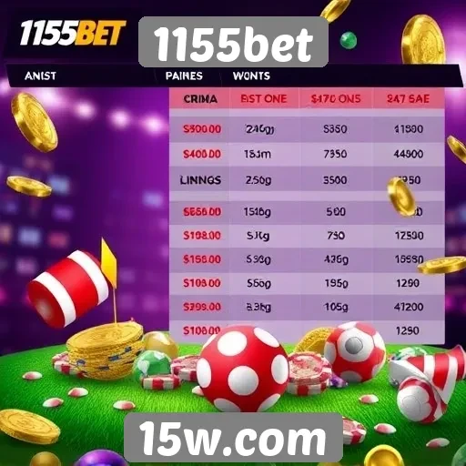 Resultados das promoções e bônus no 1155bet